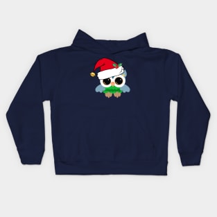 Cute Christmas Owl Kids Hoodie